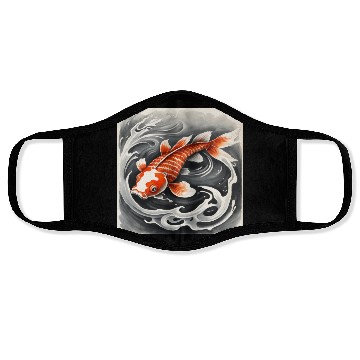 Discover Koi 4 - Orange Face Masks