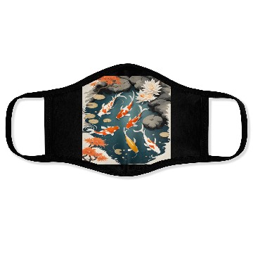 Discover Koi Pond 2 Face Masks