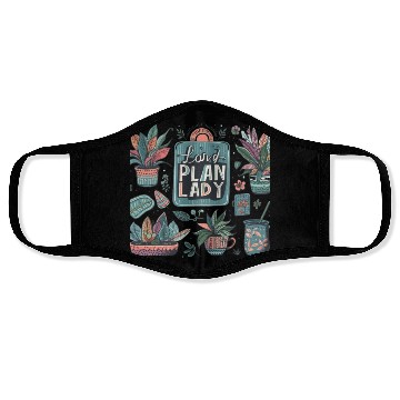 Discover plan lady Face Masks