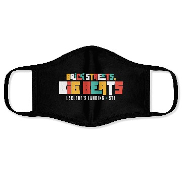 Discover Brick Streets, Big Beats - Dark Face Masks