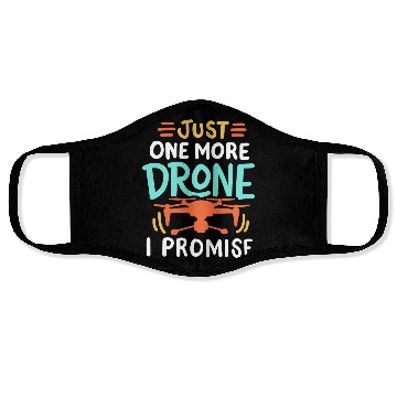 Discover Drone Pilot Drone Racer Face Masks
