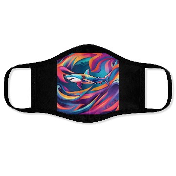 Discover Shark 2 - Colorful Face Masks