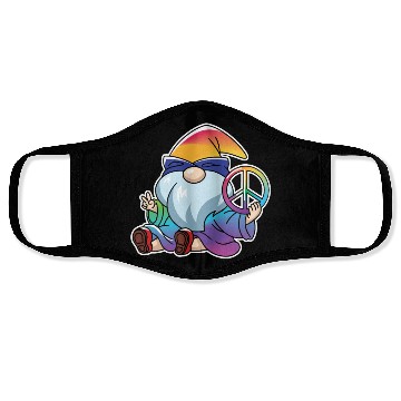 Discover Peace Gnome Gnomes Dwarves Lgbtq Face Masks