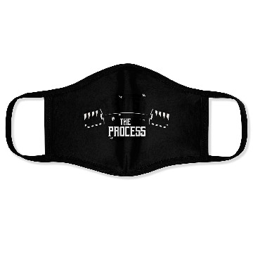Discover Trust The Process Motivational Quote Gym Face Masks