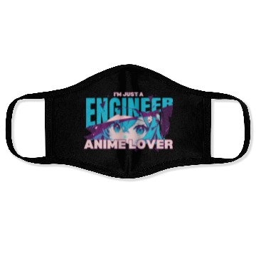 Discover Engineer Anime Lover Face Masks gift