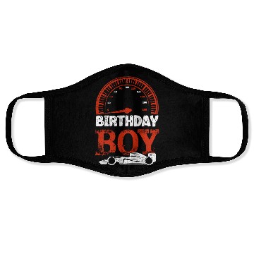 Discover Birthday Boy Race Car Racing Face Masks