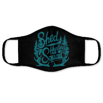 Discover Shed Hunting Squad Antler Collector Face Masks