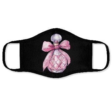 Discover Quilted Perfume Bottle with a Pink Bow Face Masks