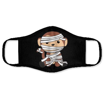 Discover Monkey Mummy Pumpkin Monkeys Happy Halloween Face Masks