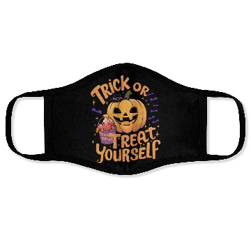 Discover Trick or Treat Yourself Halloween Face Masks