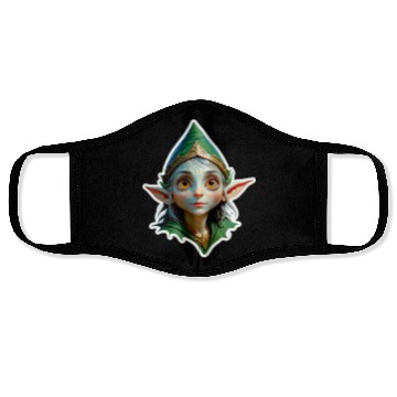 Discover Fantasy Elf with Large Eyes Face Masks