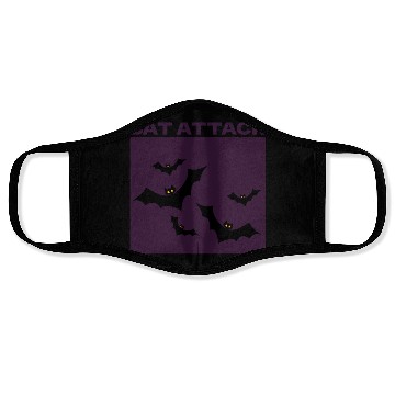 Discover Bat Attack Spooky Halloween Face Masks