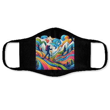 Discover Hiking lover Face Masks