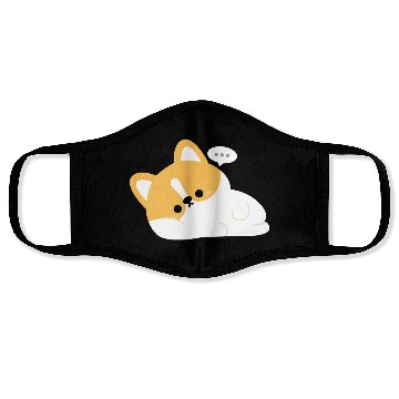 Discover Tired Corgi Face Masks