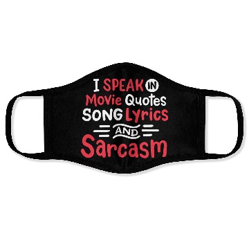 Discover Movie Song Lyrics Sarcasm Face Masks