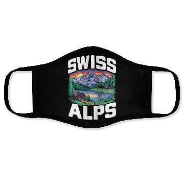 Discover Swiss Alps Switzerland. Face Masks