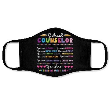 Discover School Counselor School Counselor Face Masks