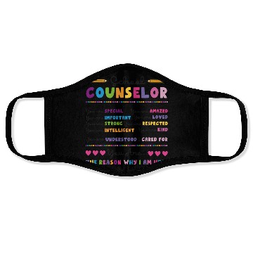 Discover School Counselor School Counselor Face Masks