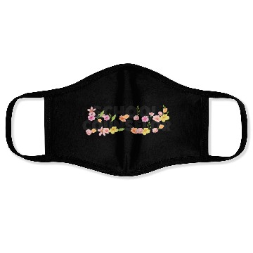 Discover School Counselor Flower Floral Face Masks