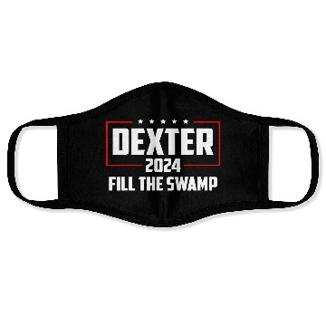 Discover Dexter 2024 Fill The Swamp Face Masks