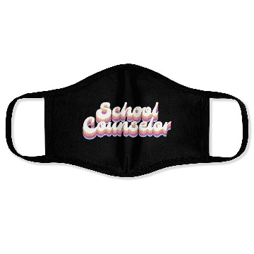 Discover School Counselor Retro 80s 90s Face Masks