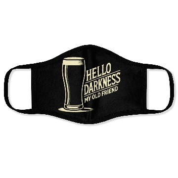 Discover Stout Beer Dark Friend Face Masks