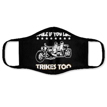 Discover Triker Joke Trike Driver Trikes Face Masks