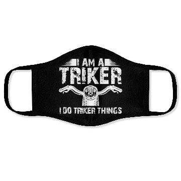 Discover Trike Driver Trikes Motor Trike Triker Face Masks