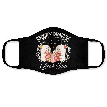Discover Spooky Readers Book Club -Halloween season Face Masks