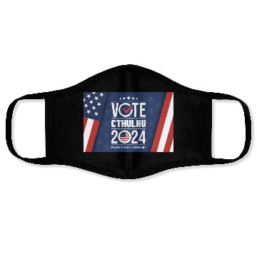Discover Vote Cthulhu 2024 - Why Settle for the lesser evil Face Masks