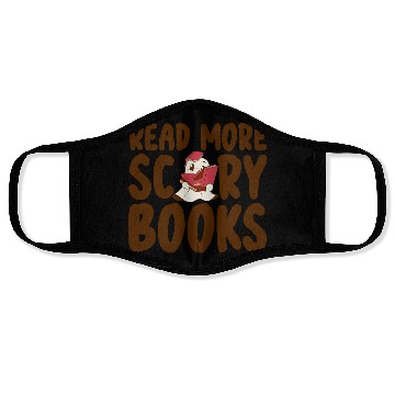 Discover Read More Scary Books 2 Face Masks
