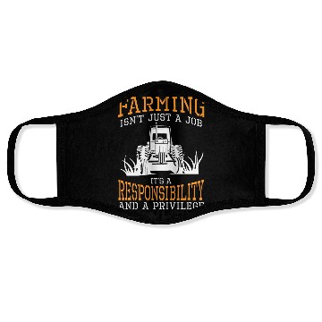 Discover Agriculture Field Farmer Host Face Masks