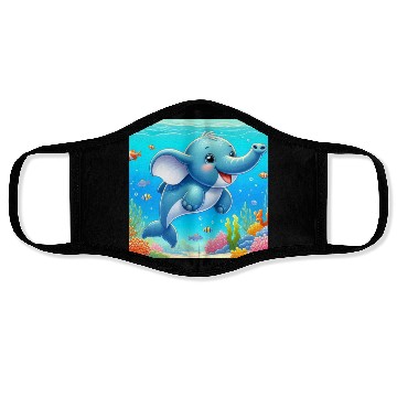 Discover The elephant-dolphin Face Masks