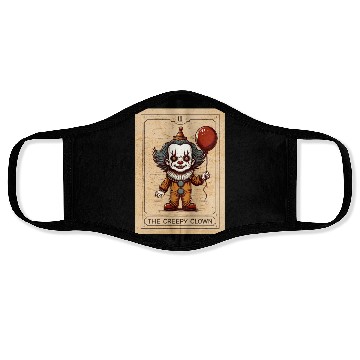 Discover Clown - Clown Tarot - Scary Clown Halloween Clown Face Masks
