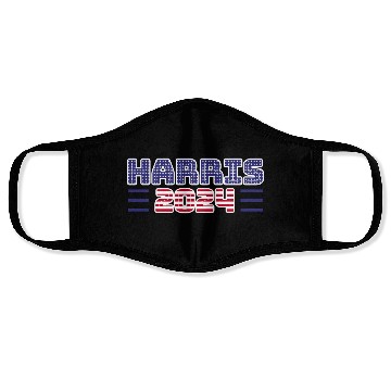 Discover Harris 2024 - Kamala Harris for President Election Face Masks