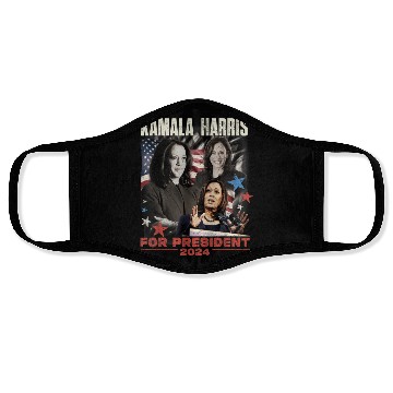 Discover Kamala Harris for President 2024 Madam President Face Masks
