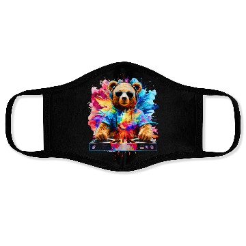 Discover Rave Techno House Party EDM Festival Goa Electro Face Masks