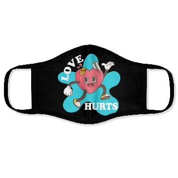Discover love hurts Face Masks