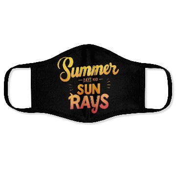 Discover Summer Days and Sun Rays Face Masks
