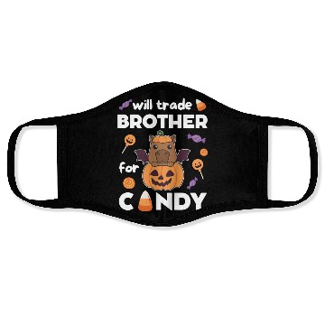 Discover Capybara Halloween Trade Brother For Candy Face Masks