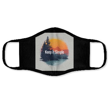 Discover keep it simple trends Face Masks