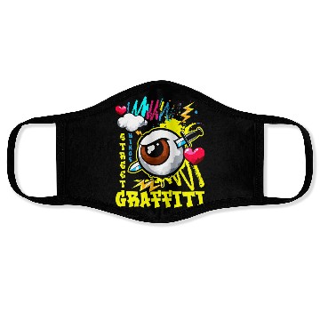 Discover Graffiti Train Hip Hop Face Masks