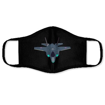Discover Stealthy F-35 Fighter Jet Design Face Masks