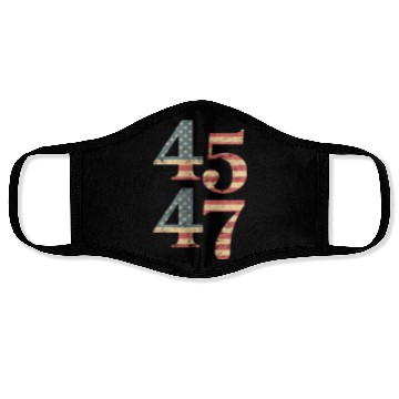 Discover 45 47 Vintage US Election Face Masks