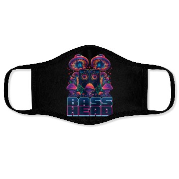 Discover EDM Festival Bass Head Face Masks