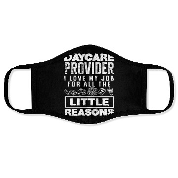 Discover Daycare Provider I Love My Job For All The Little Face Masks