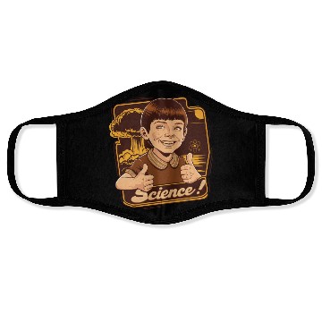 Discover Bold Science Typography for Active Minds Face Masks