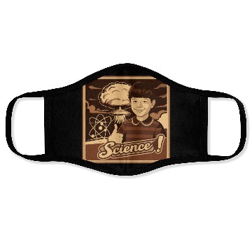 Discover Bold Science Typography for Active Minds Face Masks