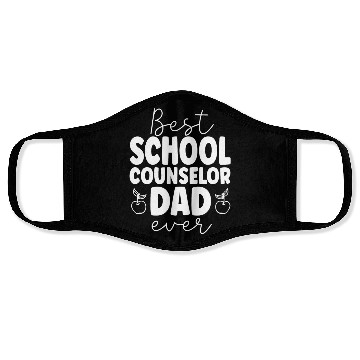 Discover School Counselor Dad Best School Face Masks