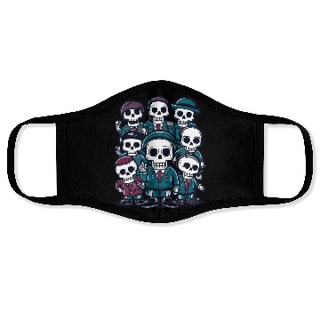 Discover Back To School Skeletons Face Masks